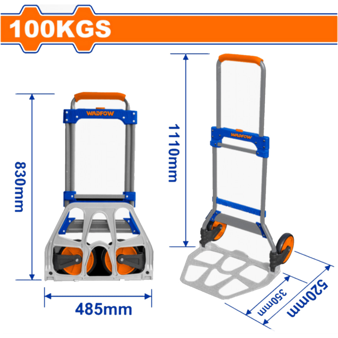 Carretilla Manual Plegable Wadfow 100 Kg