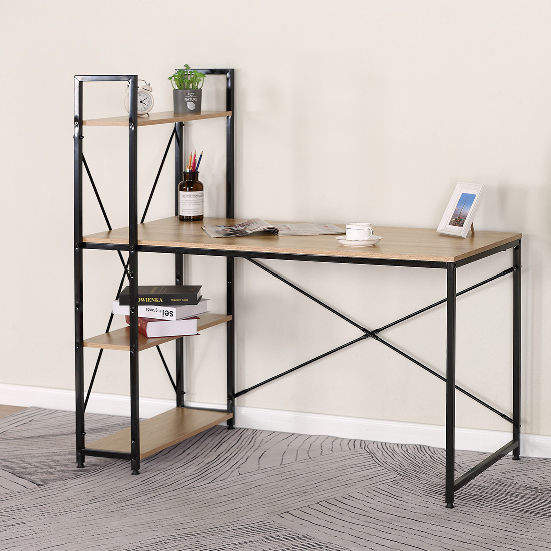 Escritorio&nbsp;3 Estantes CLK