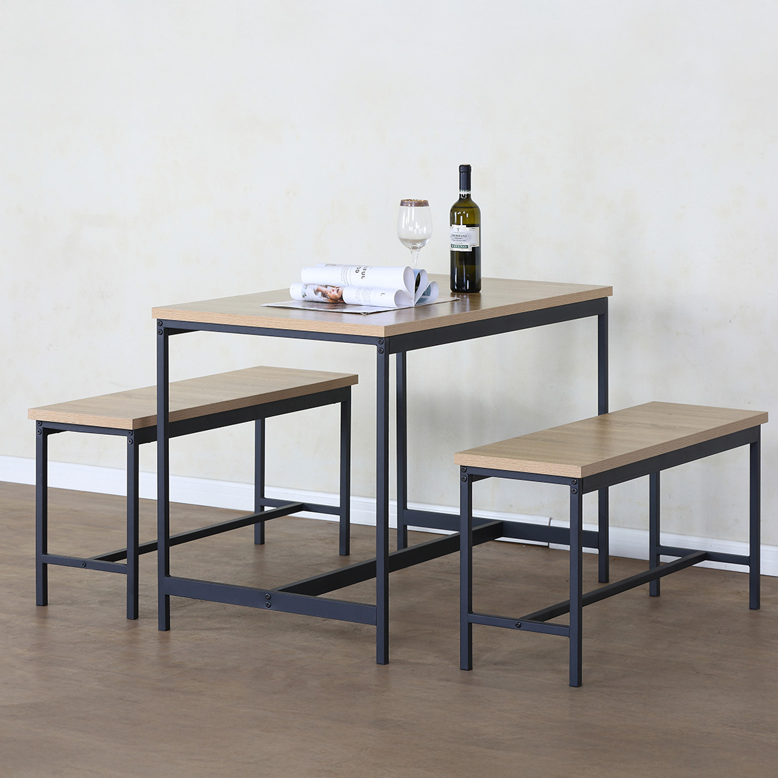 Juego Comedor 2 Bancas CLK