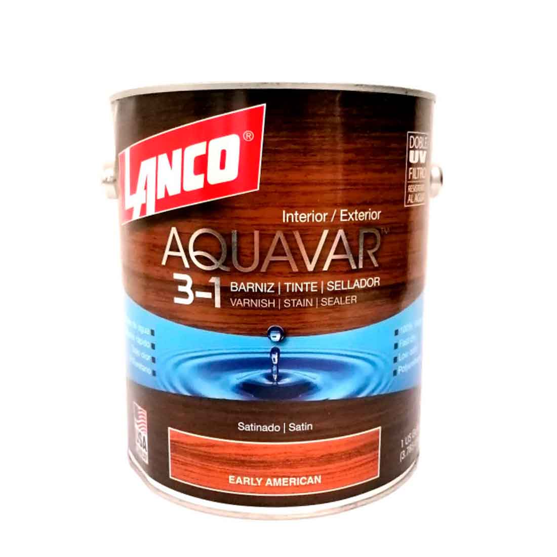 Barniz Lanco Aquavar Early American Galón AQ1366-4