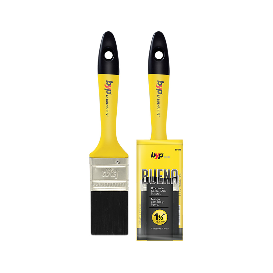 Brocha Cerda Natural 1 1/2" BYP