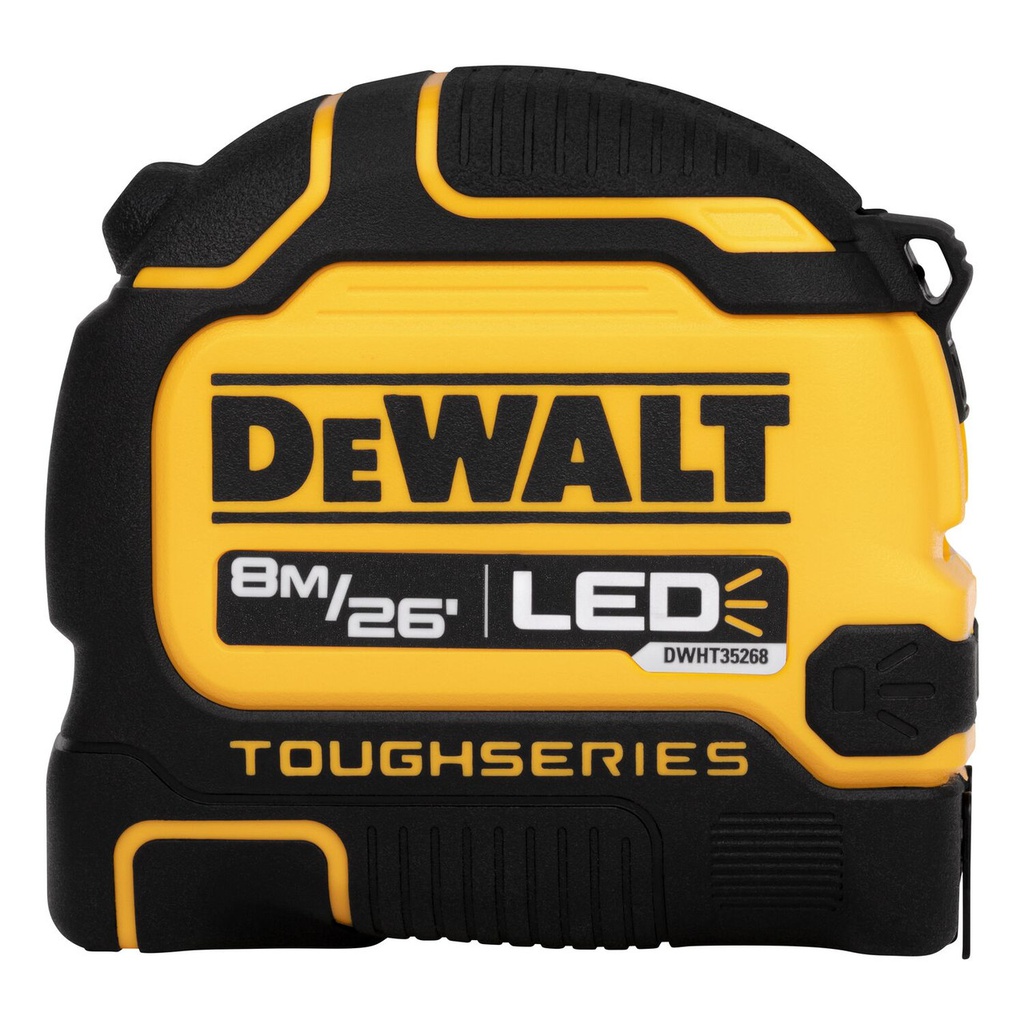 Cinta Métrica 8M Dewalt con Luz Led