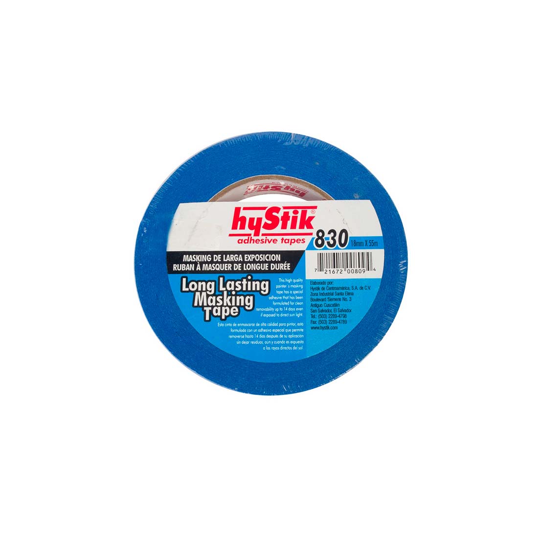 Masking Hystik 1/2" X 55M Azul 