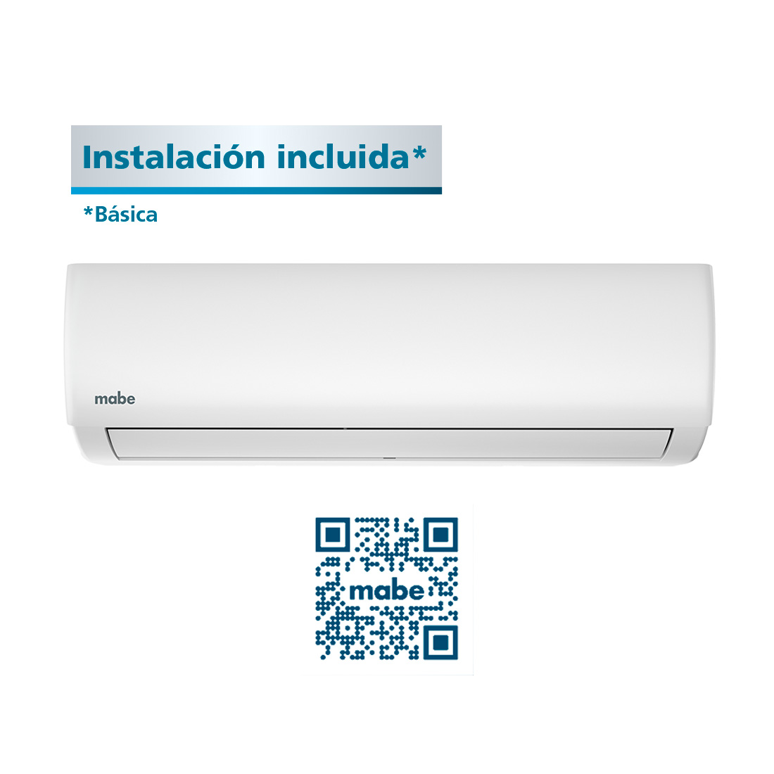 Aire Acondicionado Mabe Tradicional 12000 BTU Blanco 