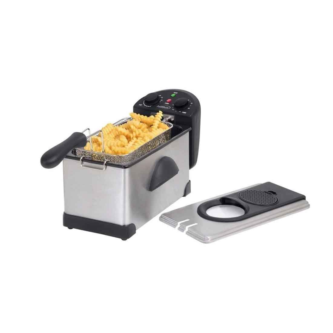 Freidora Premium 3 Litros Acero Inoxidable