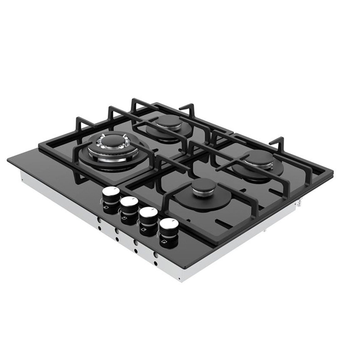 Plantilla Gas CLK 4 Quemadores Vidrio Empotrar