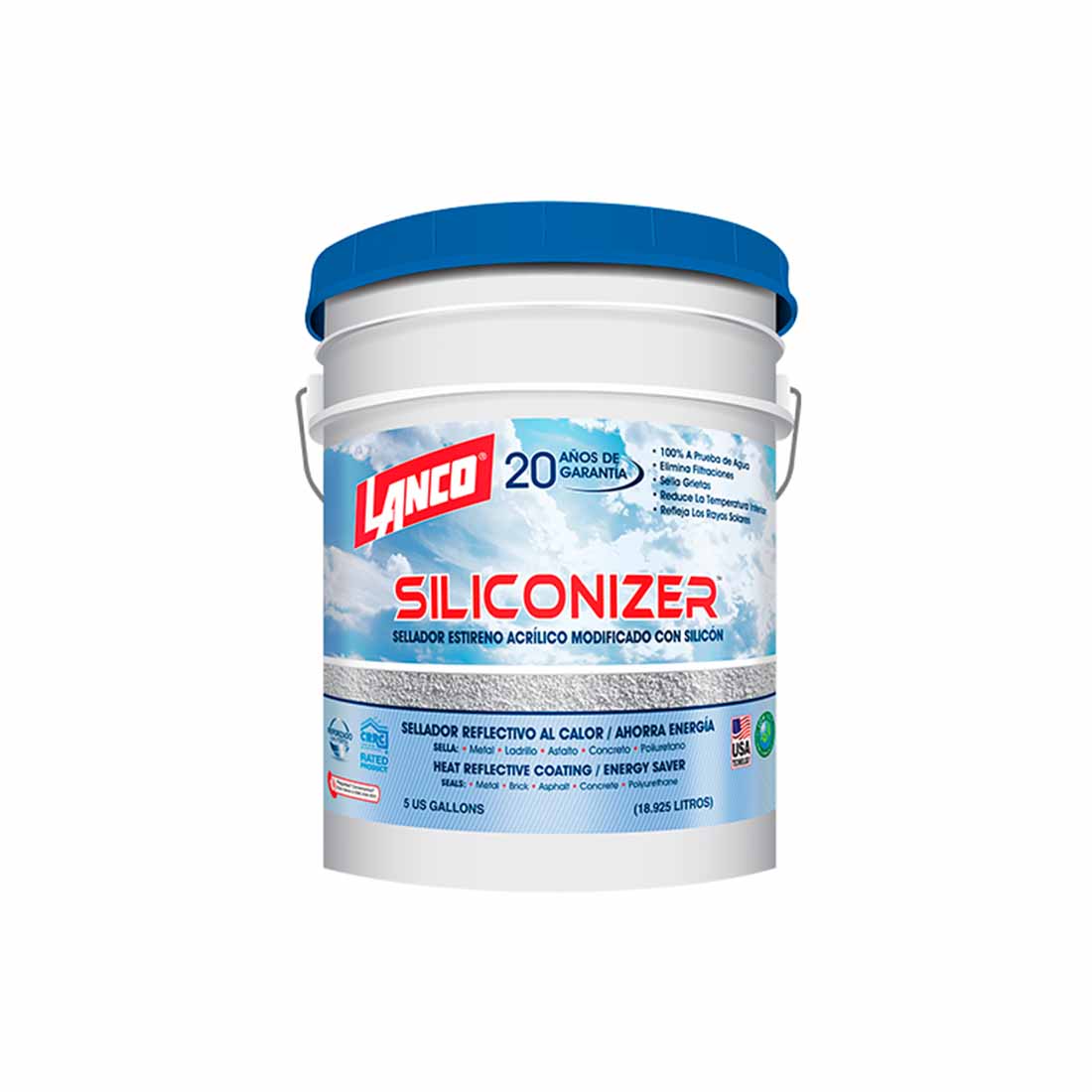 Pintura Lanco Siliconizer Gris Cubeta 