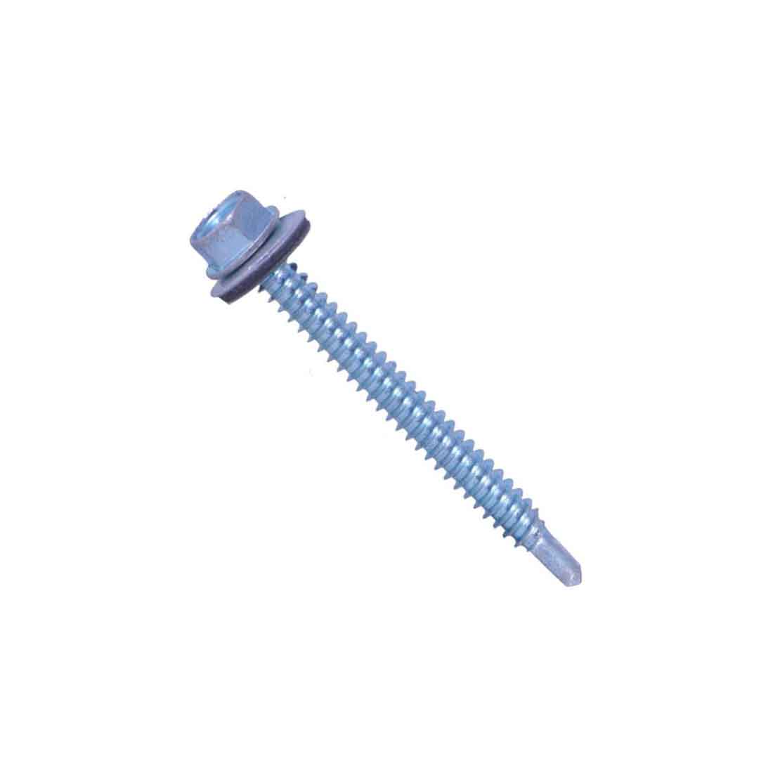 Tornillo Techo Punta Broca Galvanizado 1/4" x 2 1/2"