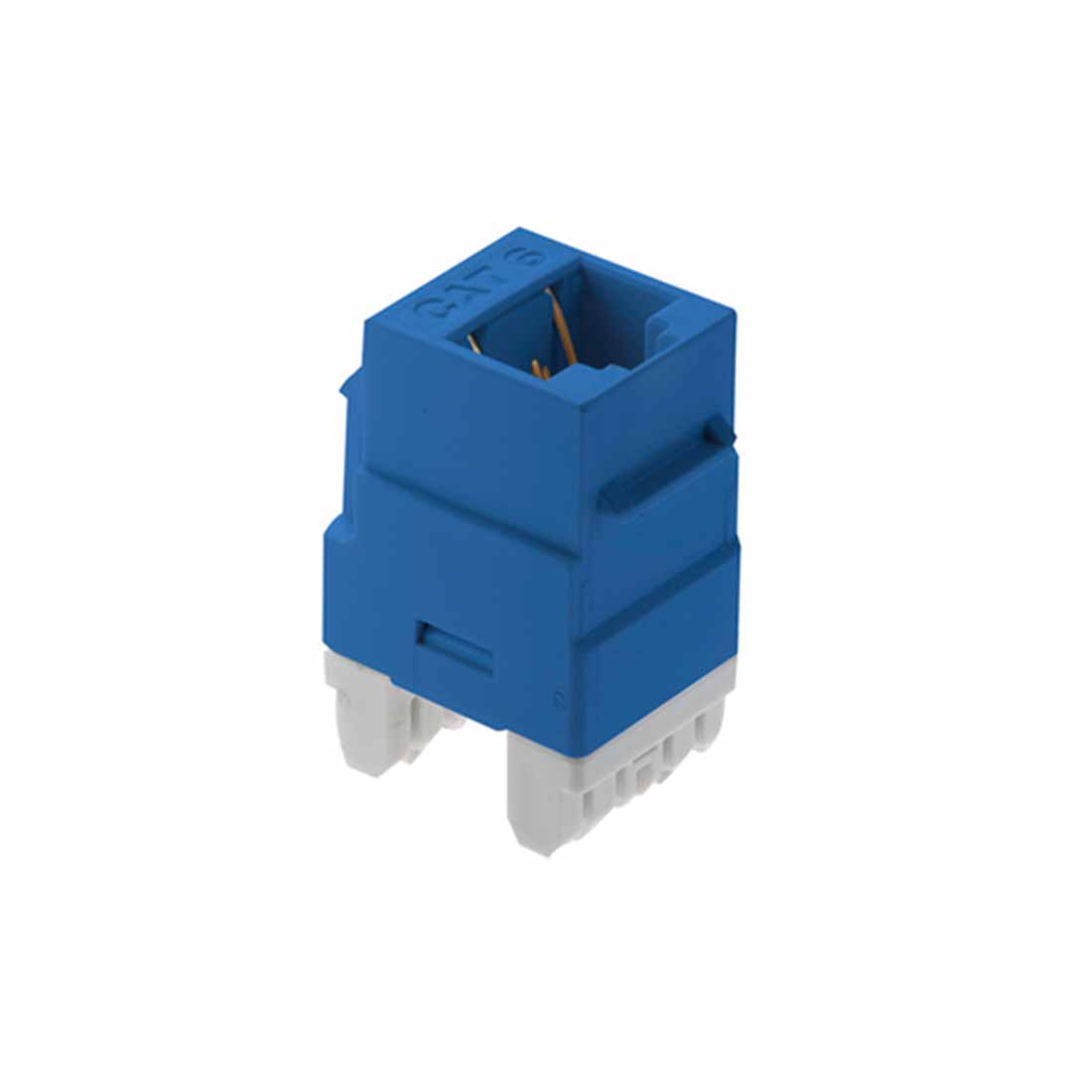 Conector Keystone Cat 6 RJ45 Azul 